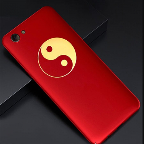 太极八卦金属手机符贴