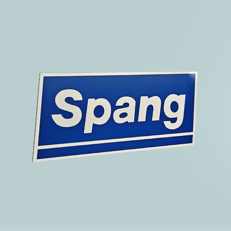 Spang不锈钢铭牌